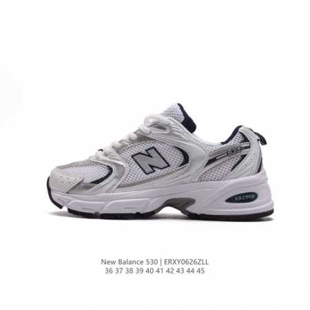 真标 新百伦 NB530 New Balance 530 复跑古鞋NB530这鞋双确实是NB家经复典古款式之一，以全科新技诠释，成打功造530鞋款。鞋面保在持5 - 点击图像关闭