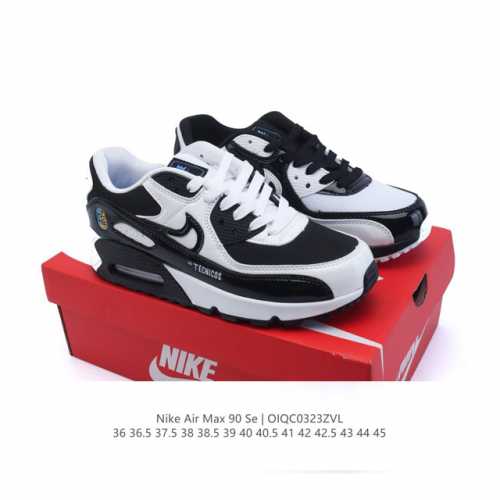 180 nike耐克运动鞋 Air Max 90 健身运动跑鞋休闲鞋 复古风十足！Air Max 90 作为 Nike 旗下最经典的鞋型之一，凭借着百搭的造型，