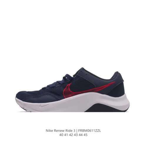 耐克 Nike 经典男士跑步鞋renew Ride 3轻质透气运动鞋缓震舒适百搭老爹鞋。当菜单上有日常跑步时，Nike Renew Ride 3 会提供平稳柔软