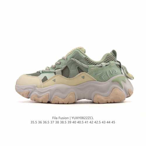 斐乐 男女款老爹鞋 Fila Fusion 厚底增高百搭运动鞋 意大利百年经典运动品牌，网红单品 小红书推荐爆款 Fila斐乐新款小白鞋斐乐潮牌文化街头风运动鞋