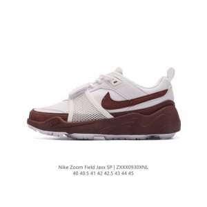 公司级 耐克 Nike 特拉維斯-斯科特耐克 Zoom Field Jaxx 厚底增高运动板鞋。Nike Zoom Field Jaxx 採用精緻的配色。鞋面採