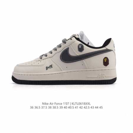 公司级 Af1耐克 Nike Air Force 1 ‘07 Low 空军一号 小白鞋 厚底增高百搭运动板鞋 原楦头原纸板 打造纯正空军版型，专注外贸渠道 全掌 - 点击图像关闭