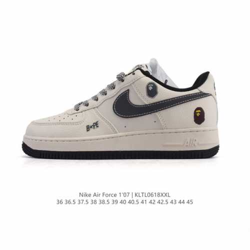 公司级 Af1耐克 Nike Air Force 1 ‘07 Low 空军一号 小白鞋 厚底增高百搭运动板鞋 原楦头原纸板 打造纯正空军版型，专注外贸渠道 全掌