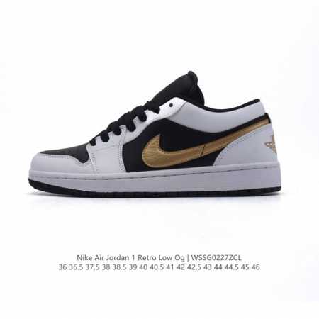 公司级 耐克 乔丹Air Jordan 1 Low Aj1 乔1 乔丹1代Aj1 低帮复古文化休闲运动篮球鞋。从1985 年面世的元年款汲取设计灵感，采用简洁大 - 点击图像关闭