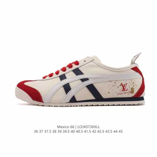 真标 Asics 亚瑟士 男女鞋 配足弓鞋垫 日产经典老牌-鬼塚虎 Onitsuka Tiger Mexico 66经典墨西哥系列复古经典百搭板鞋休闲运动鞋慢跑
