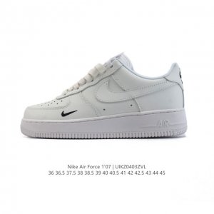 耐克 Nike Air Force 1 '07 Low 空军一号含气垫 小白鞋 低帮百搭厚底增高休闲运动板鞋。柔软、弹性十足的缓震性能和出色的中底设计，横跨复古