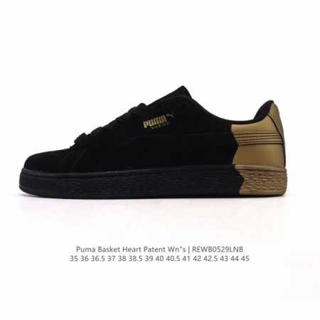 特价 彪马 Puma Basket Heart Patent 男女士厚底增高休闲板鞋。Puma Basket以Puma Suede为设计原型,1971年以篮球鞋 - 点击图像关闭