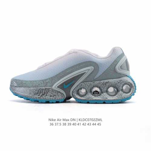 公司级 全新Nike Air Max Dn 运动鞋 时尚跑步鞋，豆荚造型气垫吸睛！鞋面采用织物材质打造，提供舒适的穿着体验。这款鞋不仅具有时尚的外观，还融合了许