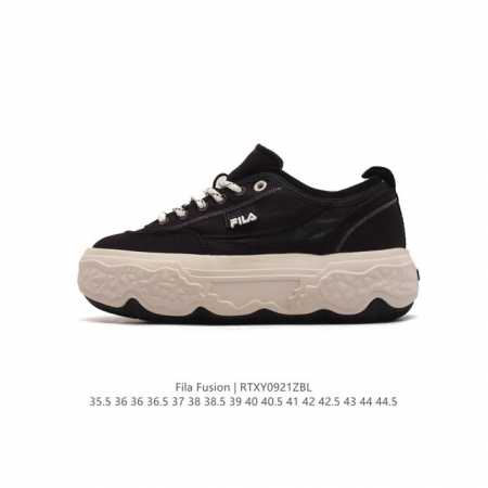 公司级 斐乐 男女鞋 Fila Fusion 厚底增高百搭运动板鞋 意大利百年经典运动品牌，网红单品 小红书推荐爆款 Fila斐乐新款小白鞋斐乐潮牌文化街头风运 - 点击图像关闭