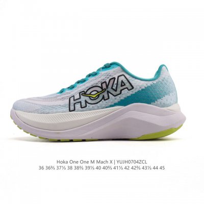 公司级 Hoka One One独特的竞训鞋,主打舒适软弹Hokamach马赫6#竞速跑鞋 Hoka Mach 6 轻盈且富有弹性的舒适感！迄今为止最轻量灵敏的