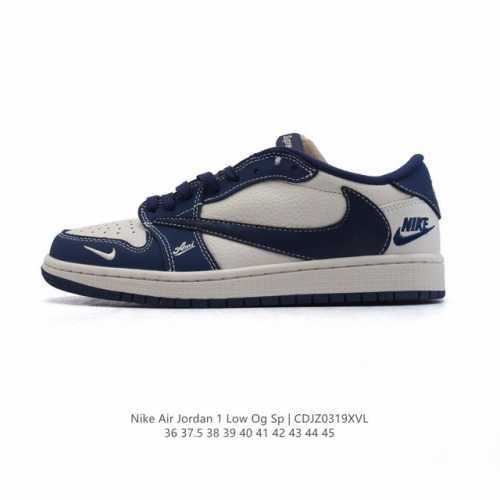 310 【公司级】真标 耐克/Nike Air Jordan 1 Low Og Sp"Military Blue"Aj1乔1倒勾低帮篮球鞋 Aj1 乔丹1代 A