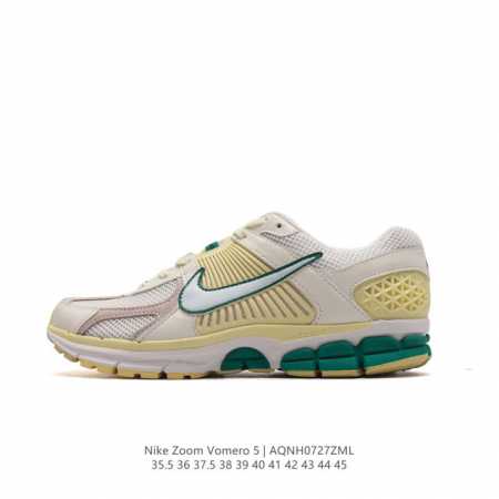 Nike 耐克夏季 Zoom Vomero 5 运动鞋休闲训练跑步鞋。Nike Zoom Vomero 5 男女子运动鞋妥帖包覆足部，提供透气支撑效果。耐穿材料 - 点击图像关闭