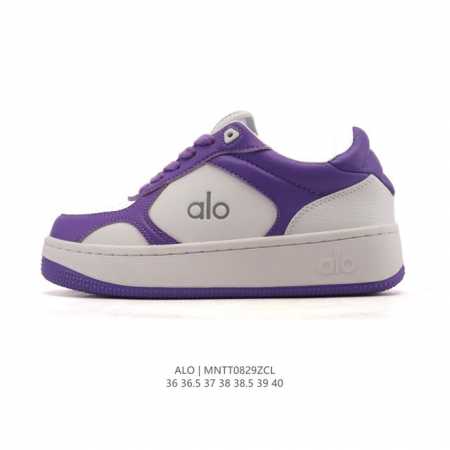Alo Yoga Recovery Mode 舒适简约小白鞋 防滑耐磨 低帮 运动板鞋 女款 明星圈很火的Alo真的很贵气 质感一绝 鞋垫有一点厚度 小个子秒增 - 点击图像关闭