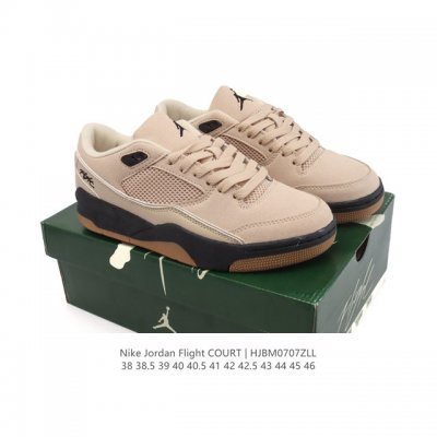 耐克 Nike 乔丹 Jordan Flight Court 时尚休闲 防滑耐磨 低帮运动鞋 复古篮球鞋 男女同款 Jordan 新鞋型 又来了！新配色曝光！滑