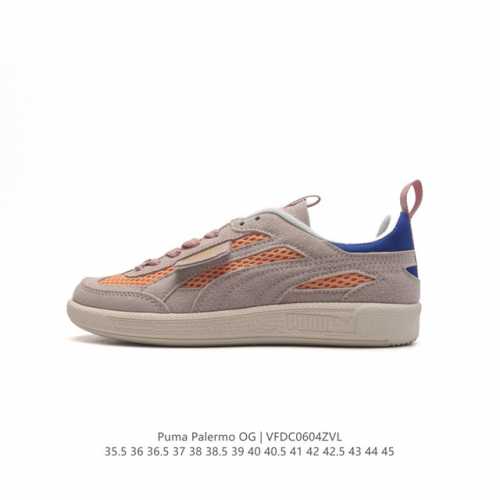 彪马puma Palermo Og 防滑耐磨低帮德训板鞋 男女运动鞋，Army Trainer Og休闲鞋沿用德训鞋经典外观 鞋身和鞋舌分别添加了品牌标志性 L