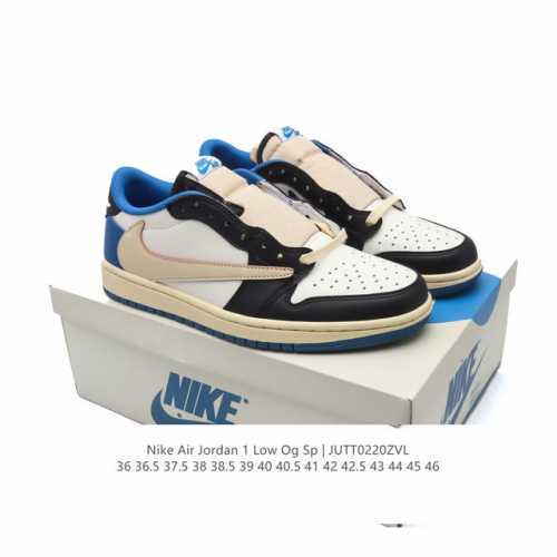 真标 耐克 Nike Air Jordan 1 Low Og Sp Military Blue Aj1乔1倒勾低帮篮球鞋 Aj1 乔丹1代 Aj1 乔1 反向脚