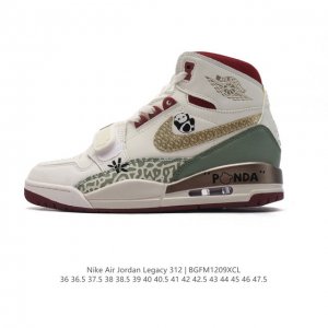 公司级 耐克 Aj 乔丹 Air Jordan Legacy 312 高帮运动鞋 Aj312 乔312百搭篮球鞋 酷炫混搭，谁人不爱？Air Jordan Le