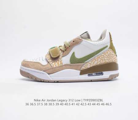 公司级头层皮耐克 Aj 乔丹 Air Jordan Legacy 312 Low 低帮男女运动鞋百搭篮球鞋 有着交错结合的设计 它的名字就展现出它所包含的鞋款元 - 点击图像关闭