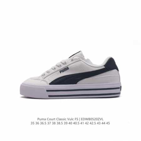 Puma 彪马正品 Court Low男女运动板鞋 新款男女同款情侣复古休闲鞋。封口类型: 系带式 鞋跟类型: 无鞋跟 鞋面材质:帆布 外底:橡胶底 鞋头部分采 - 点击图像关闭