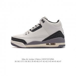 公司级 头层皮 耐克 乔丹 Aj3 耐克 Nike Air Jordan 3 Retro Se 乔3 复刻篮球鞋 乔丹3代 三代 男女子运动鞋，作为 Aj 系列