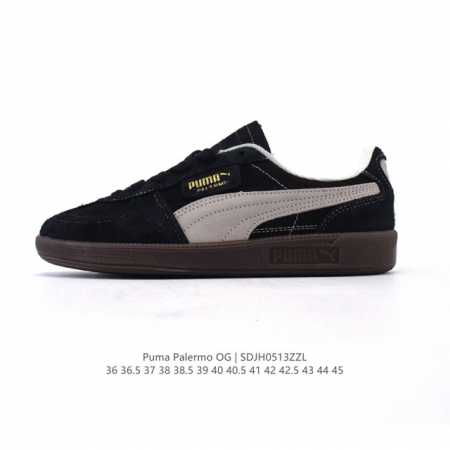 彪马Puma Palermo Og 防滑耐磨低帮德训板鞋 男女运动鞋，Army Trainer Og休闲鞋沿用德训鞋经典外观 鞋身和鞋舌分别添加了品牌标志性 L - 点击图像关闭