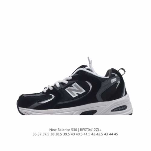 新百伦 Nb530 New Balance 530 复跑古鞋nb530这鞋双确实是nb家经复典古款式之一，以全科新技诠释，成打功造530鞋款。鞋面保在持530基