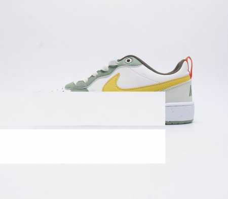 二层皮 耐克 Nike Court Borough Low 2 Gs 小空军 低帮百搭透气休闲运动板鞋男女鞋 经典耐用的设计，兼顾舒适脚感和出众风范，演绎匠心之 - 点击图像关闭