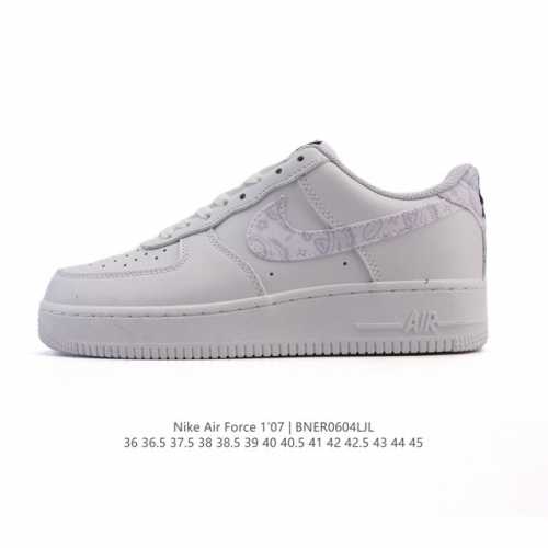 耐克 Nike Air Force 1 '07 Low 空军一号含气垫 小白鞋 2025年 蛇年新款 低帮百搭厚底增高休闲运动板鞋。柔软、弹性十足的缓震性能和出