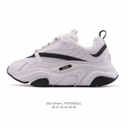 Dior 迪奥 高奢品牌 彰显高级气质 Dior 运动鞋低帮系列复古休闲鞋时尚慢跑鞋厚底系带 运动跑鞋 生活休闲鞋 男女同款 时髦单品 时尚百搭 Dior 码数
