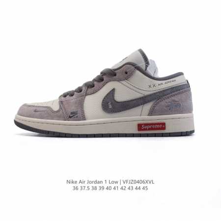 公司级 耐克 乔丹Air Jordan 1 Low Aj1 乔1 乔丹1代Aj1 低帮复古文化休闲运动篮球鞋，从1985 年面世的元年款汲取设计灵感，采用简洁大 - 点击图像关闭