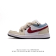 头层皮 Nike 耐克 原楦原纸版开发版型，采用牛培移膜软皮革材质鞋面，中底注胶孔内置真Sole气垫耐克Nike Air Jordan 1 Low GS Whi