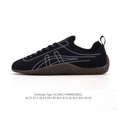 亚瑟士 Onitsuka Tiger鬼塚虎 Sclaw 轻便舒适 防滑耐磨透气支撑 低帮 生活休闲鞋 男女同款，复古美学极简风格，配色独具个性又超级好看。鞋口织