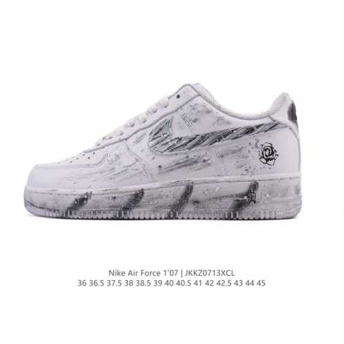 公司级 Af1耐克 Nike Air Force 1 ‘07 Low 空军一号 小白鞋 厚底增高百搭运动板鞋 原楦头原纸板 打造纯正空军版型，专注外贸渠道 全掌