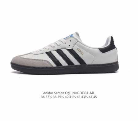 阿迪达斯 德训鞋 Adidas Originals Samba Og Shoes 经典运动鞋小白鞋 T头鞋 男女鞋 彰显休闲摩登风情的时尚经典鞋 它诞生于50年 - 点击图像关闭
