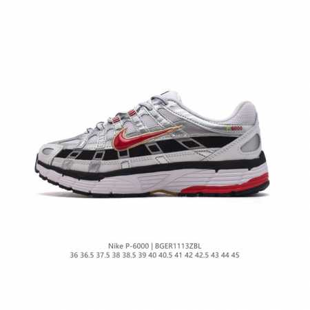 公司级 耐克 Nike 男女子休闲运动鞋p-6000Premium 轻便舒适透气防滑缓震耐磨跑步鞋。P-6000 是一款植根于 2000 年代风格的混合款式，让 - 点击图像关闭