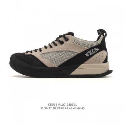 美国人气户外品牌-科恩Keen Jasper Rocks Sp贾斯珀都市系列复古低帮系带户外风露营徒步登山运动训练鞋 。原楦型开发纸版，采用固色翻毛皮鞋面材质，