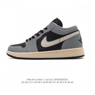 耐克 乔丹Air Jordan 1 Low Aj1 乔1 乔丹1代Aj1 低帮复古文化休闲运动篮球鞋。该鞋款从 1985 年元年款汲取设计灵感，焕新演绎简约经典