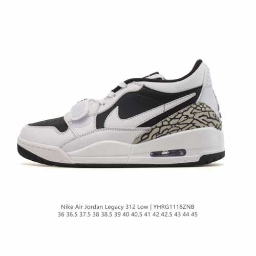 公司级 耐克 Aj 乔丹 Air Jordan Legacy 312 低帮运动鞋 Aj312 乔312百搭篮球鞋 酷炫混搭，谁人不爱？Air Jordan Le