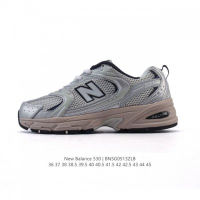 真标 新百伦 Nb530 New Balance 530 复跑古鞋 厚底增高老爹鞋 缓震运动慢跑鞋。Nb530这鞋双确实是Nb家经复典古款式之一，以全科新技诠释