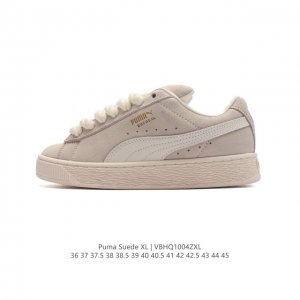 彪马puma Suede Xl 低帮复古轻便透气防滑减震休闲鞋 小白鞋 厚底增高运动板鞋 类型：男女鞋 尺码: 36-45含半码 货号：398708-01 编码
