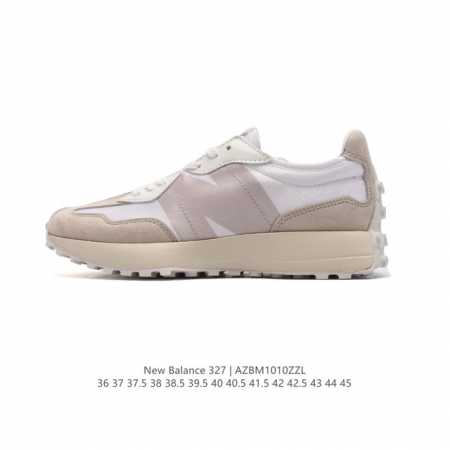 真标 Nb 新百伦 New Balance 327系列复古休闲运动慢跑鞋时尚男女运动鞋 以更纯粹的复古风格设计打造的全新造型 侧身还以解构设计，将 N 字标志以 - 点击图像关闭