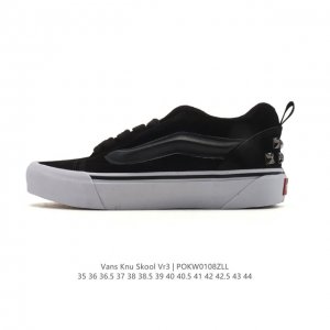万斯 Vans Knu-Skool Vr3 Lx 面包鞋皮革拼接鞋面。坎普尔 茱利安系列低帮复古硫化休闲运动板鞋“肥胖版大Logo”要说整个 年最为热门的鞋型之