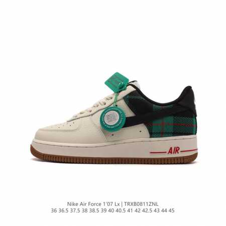 公司级 附赠送logo清洁刷 Af1耐克 Nike Air Force 1 ‘07 Low 空军一号厚底增高百搭休闲运动板鞋 原楦头原纸板 打造纯正空军版型，专 - 点击图像关闭