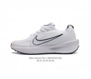 真标耐克 Nike Interact Run 马拉松 轻量休闲运动慢跑鞋 厚底增高老爹鞋 男士运动鞋 兼顾了柔软 回弹 轻质 耐久四大特性 鞋子软弹轻质且贴合脚