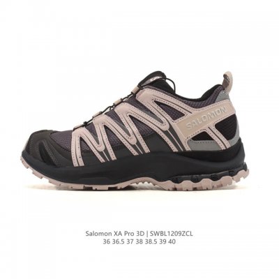 特价 Salomon萨洛蒙 Xa pro 3D 户外运动 网布减震防滑透气 低帮跑步鞋 女款款运动鞋 沙场灰#萨洛蒙Xapro3D 大面积的织物材质让质感超级棒