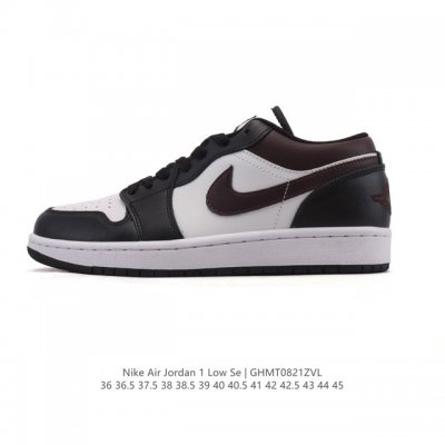 耐克 乔丹Air Jordan 1 Low Aj1 乔1 乔丹1代Aj1 低帮复古文化休闲运动篮球鞋。该鞋款从 1985 年元年款汲取设计灵感，焕新演绎简约经典
