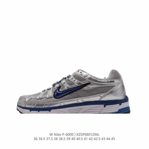 公司级 耐克 Nike 男女子休闲运动鞋p-6000Premium 轻便舒适透气防滑缓震耐磨跑步鞋。P-6000 是一款植根于 2000 年代风格的混合款式，让