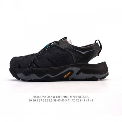 新品公司级 Hoka One One Tor Trafa 溯溪鞋 舒适百搭 防滑透气 沙滩凉鞋 设计:镂空的设计，涉水也不在话下，而且还易干！性价比:这个价位妥