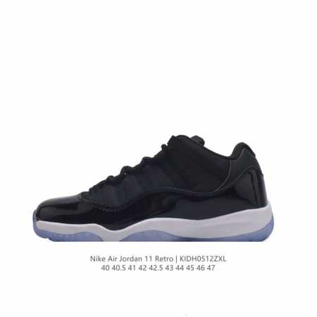 耐克乔丹11代 Nike Air Jordan 11 Retro 复刻男女运动鞋 Aj11代经典设计，深受球员与球迷喜爱。Jordan 乔丹 采用漆皮牛培革鞋面 - 点击图像关闭