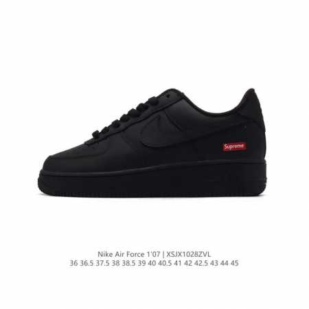 耐克 Nike Air Force 1 '07 Low 空军一号含气垫 低帮百搭厚底增高休闲运动板鞋。柔软、弹性十足的缓震性能和出色的中底设计，横跨复古与现代的 - 点击图像关闭